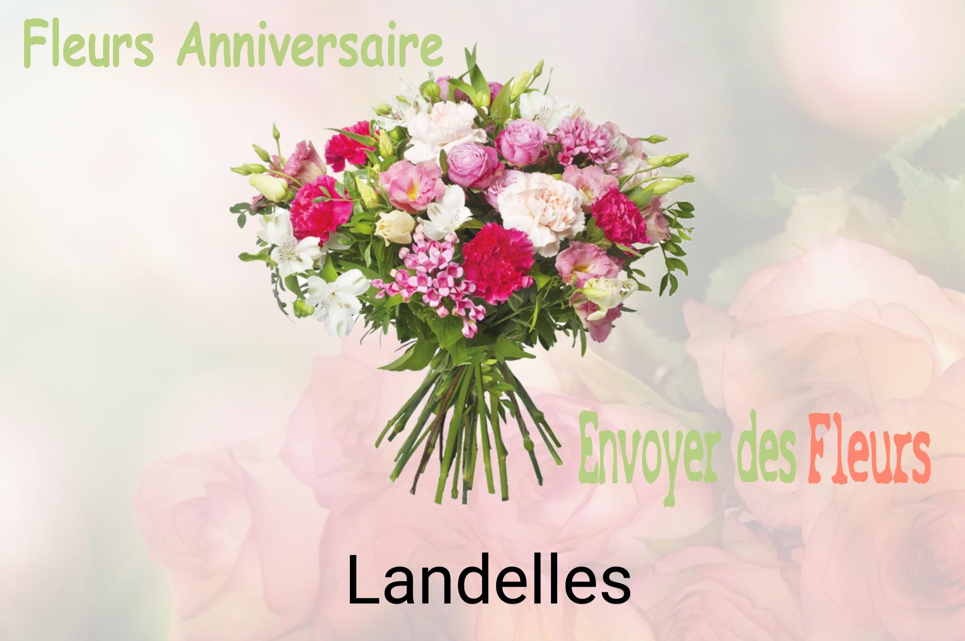 Bouquet de fleurs d’anniversaire livré à Landelles