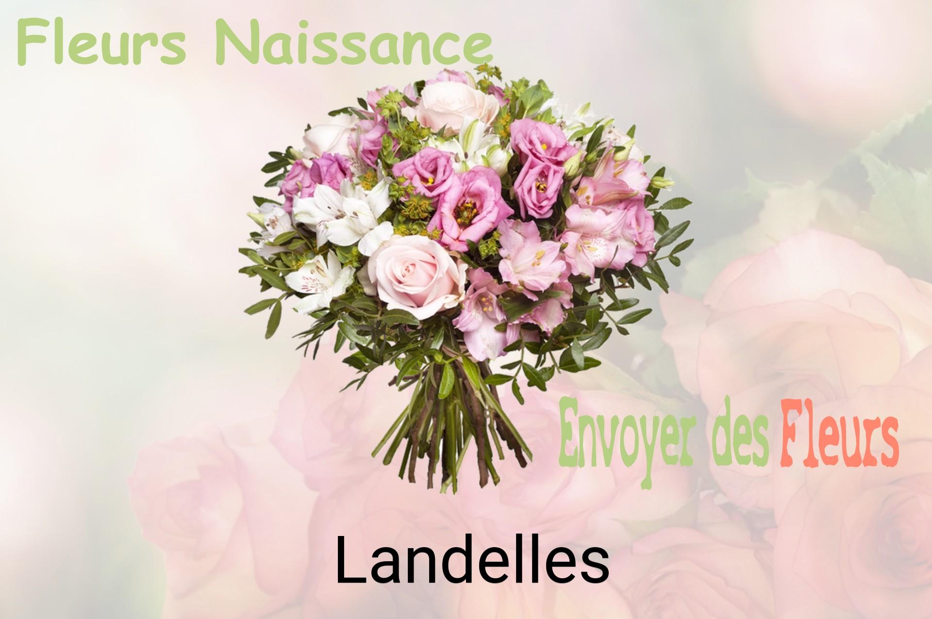Bouquet de fleurs de naissance livré à Landelles